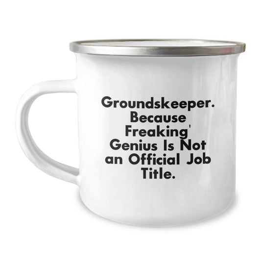 Funny groundskeeper Gifts from Men for Valentine's Unique Camping Mug - Image 1
