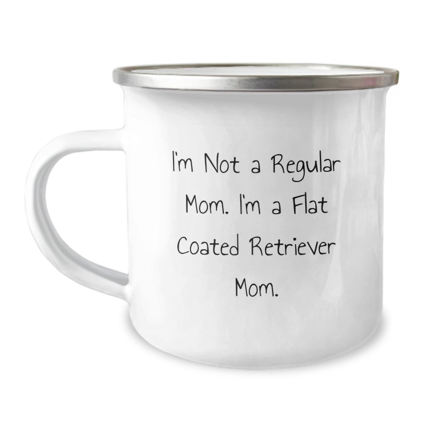 Funny Flat Coated Retriever Dog Camping Mug Gifts from Family and Friends for Flat Coated Retriever Dog Moms on Christmas - Image 1
