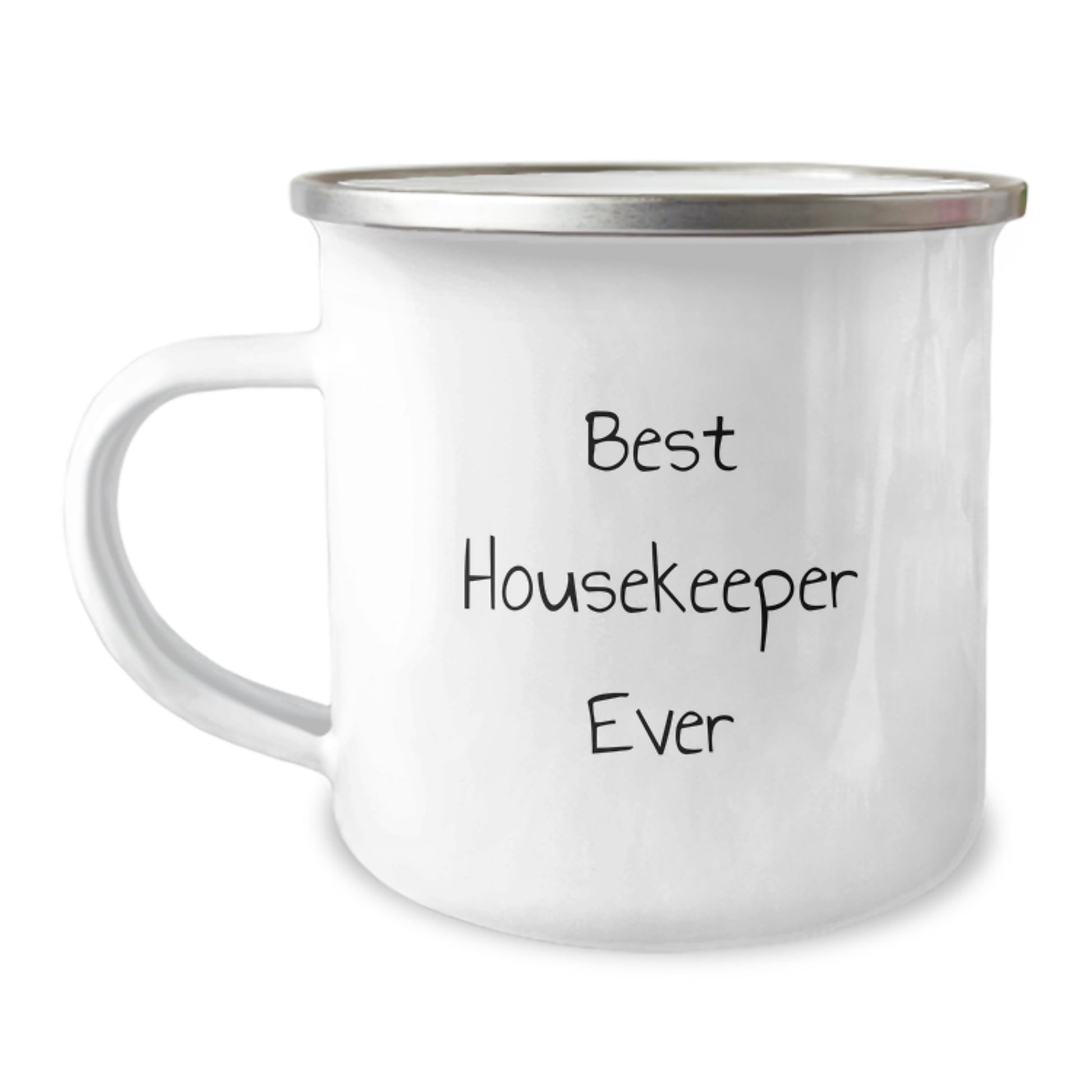 Funny Housekeeper Gifts for Her, Best Housekeeper Ever Quote, Camping Mug for Birthday, Gifts from Family, Housekeeper Appreciation - Image 1