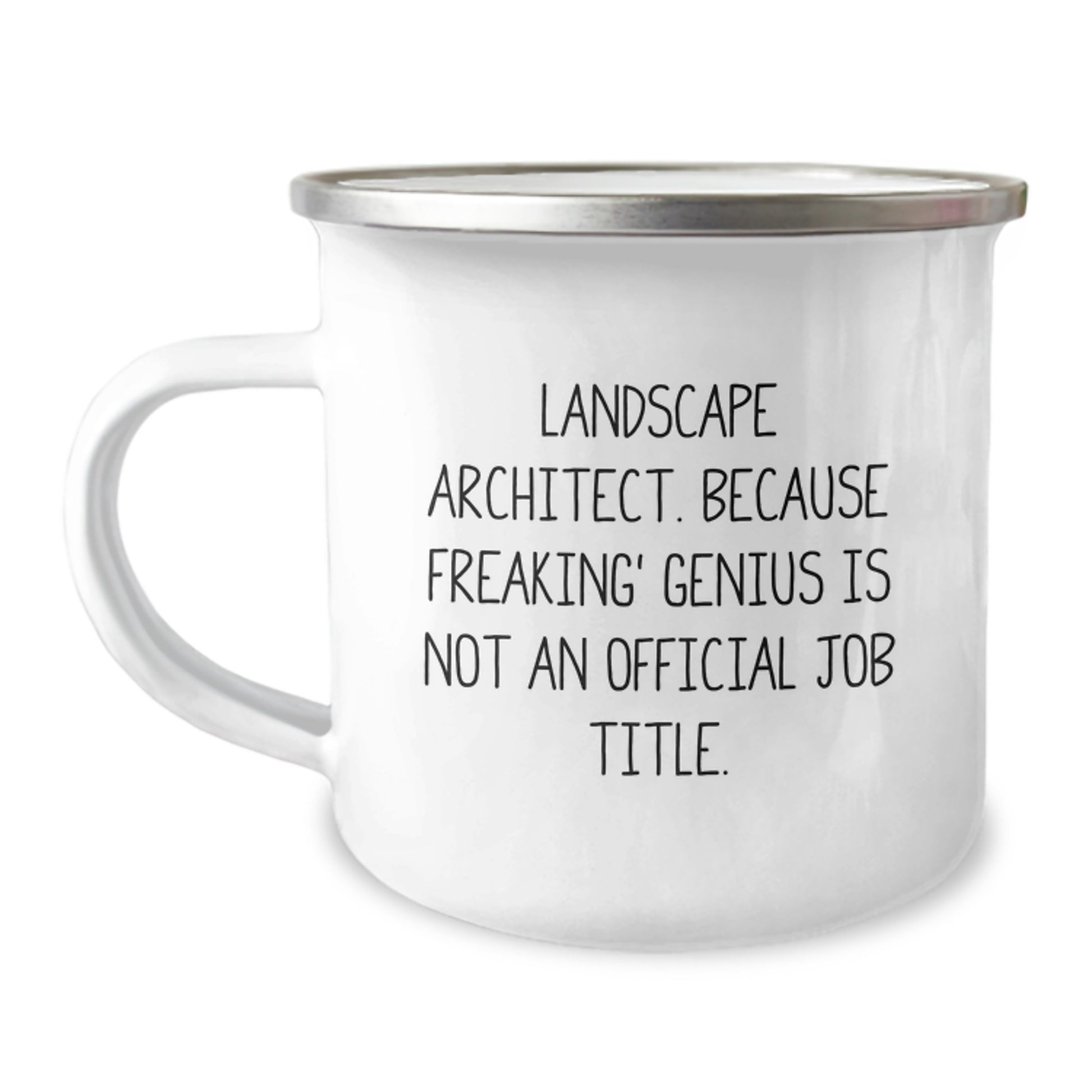 Funny Landscape Architect Gifts for Men from Women - Valentine's Unique Camping Mugs with Landscape Architect Quote - 12 oz Stainless Steel Mug - Funny Gift for Landscape Architect Friends and Family - Image 1