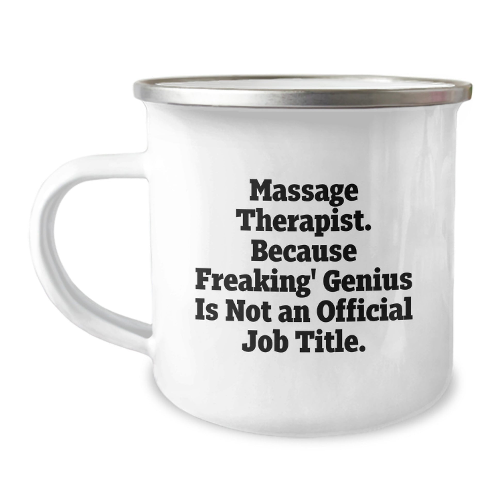 Funny Massage Therapist Camping Mug Gifts for Men from Friends on Birthday Unique Ideas - Image 1