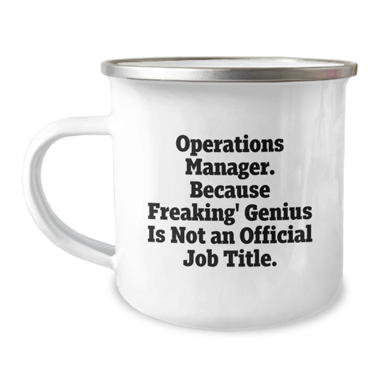 Funny Operations Manager Gifts from Husband, Mom to Operations Manager, Operations Manager Camping Mug for Men, Unique Mother's Day Unique Gifts from Daughter - Image 1