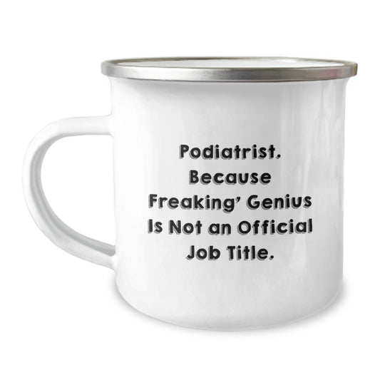 Funny Podiatrist Gifts from Friends Unique Camping Mugs for Christmas - Image 1