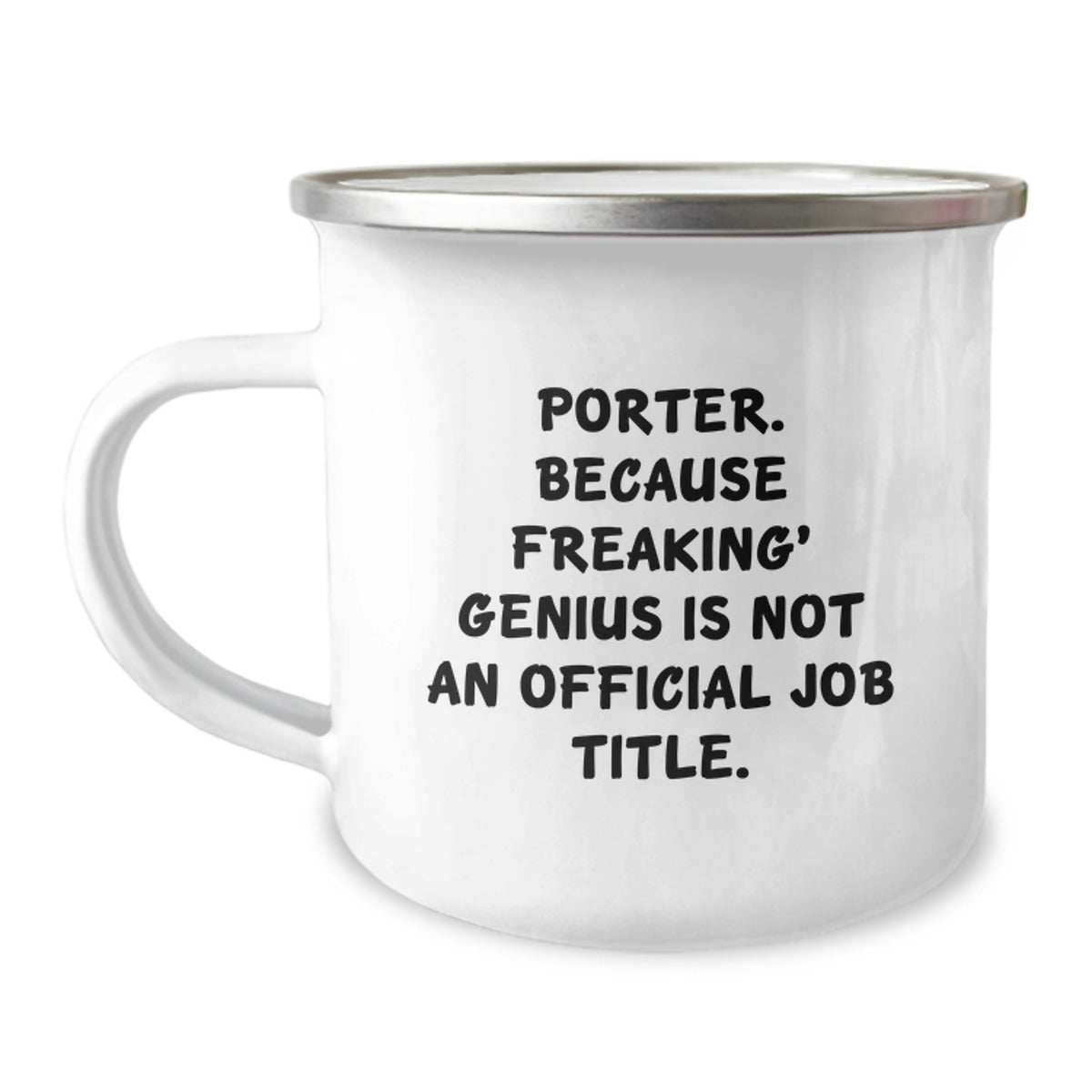 Camping Mug Gift for Him - A Porter Keepsake with Witty Saying - Image 1