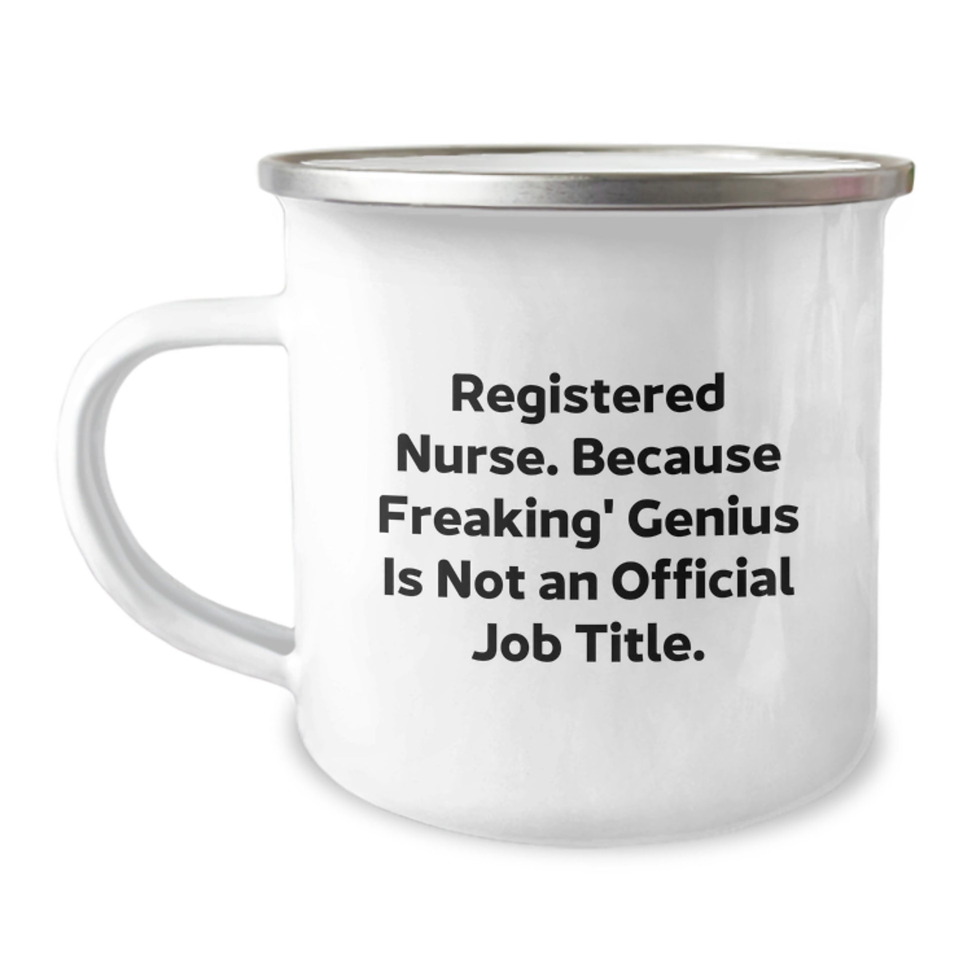 Registered Nurse Stainless Steel Camping Mug for Him Graduation Gift - Image 1