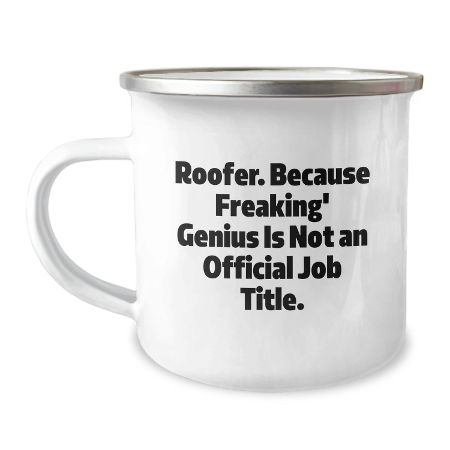 Gifts from Friends to Awesome Roofer Men - Funny Roofer Graduation Unique Gifts - Camping Mug - Image 1