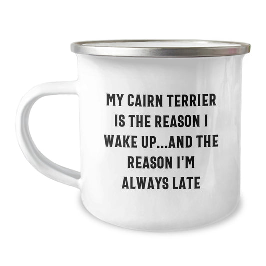 Cute Cairn Terrier Dog Gifts from Friends for Men Birthday Unique Gifts - Funny Cairn Terrier Dog Lover Coffee Mug, Cairn Terrier Dog Camping Mug, Cairn Terrier Dog Quote - Image 1