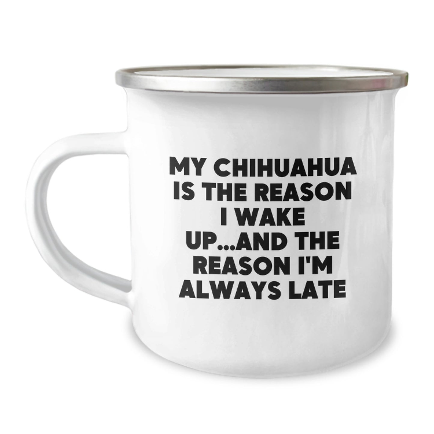 Chihuahua Dog Lover Funny Camping Mug For Birthday - Gifts from Family to Chihuahua Dog Owners, Men, Women, Friends, Coworkers - Image 1