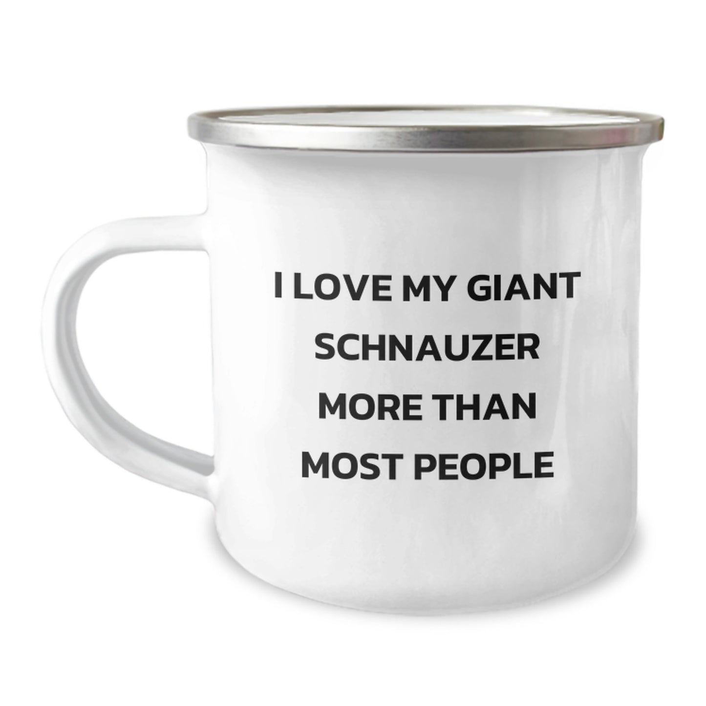 Giant Schnauzer Dog Lovers Valentine's Camping Mug Gifts from Men to Friends - Image 1