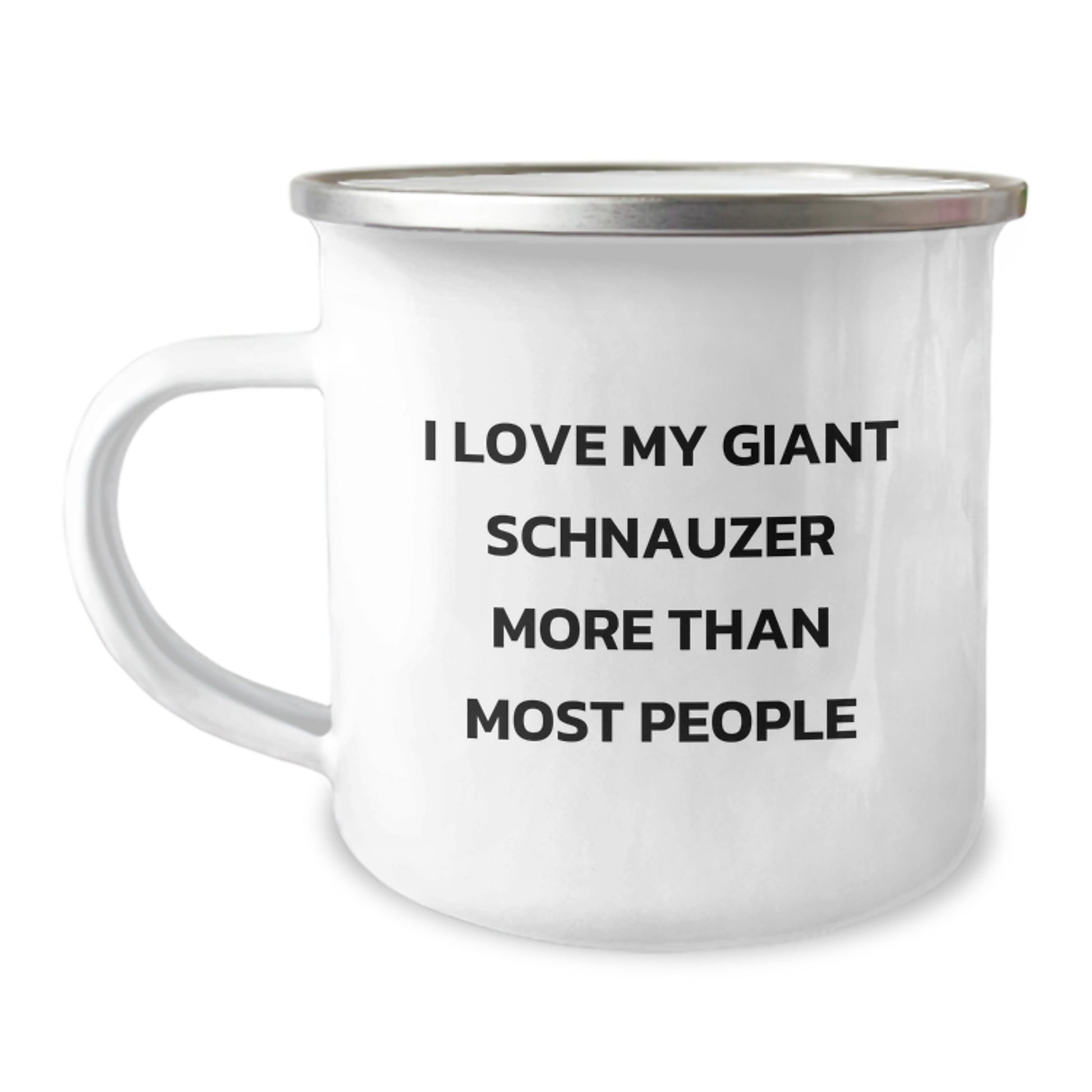 Giant Schnauzer Dog Lovers Valentine's Camping Mug Gifts from Men to Friends - Image 1