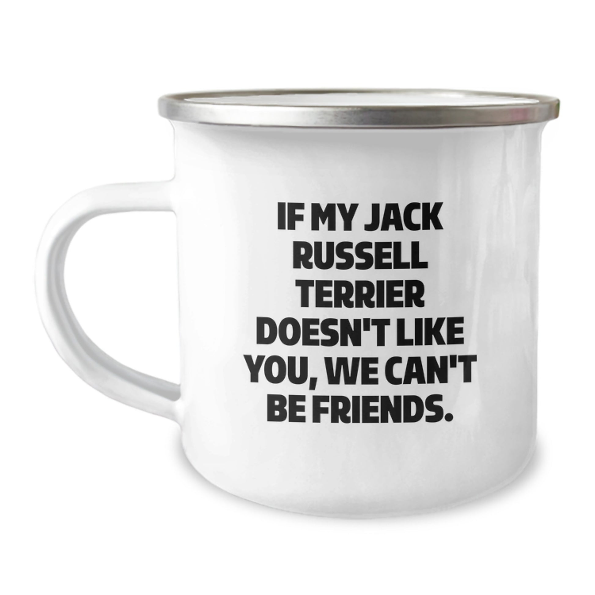 Funny Jack Russell Terrier Dog Camping Mug Gifts from Friends for Birthday Unique Ideas - Image 1