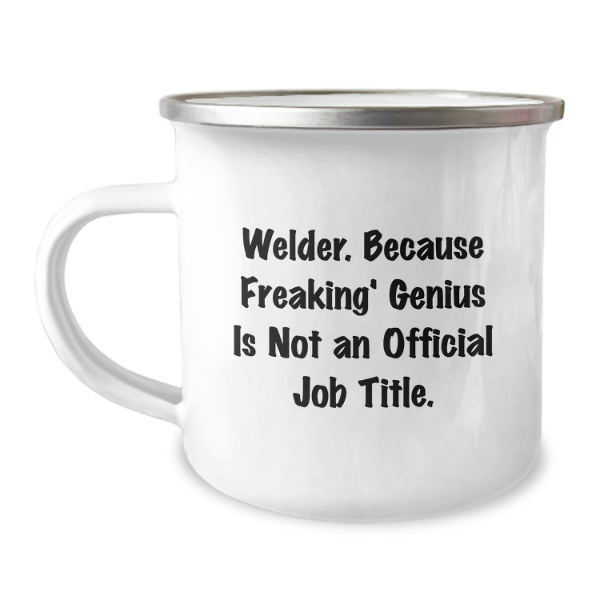 Funny Welder Gifts from Men for Welder Friends, Unique Camping Mug for Graduation, Inspirational Quote - Image 1