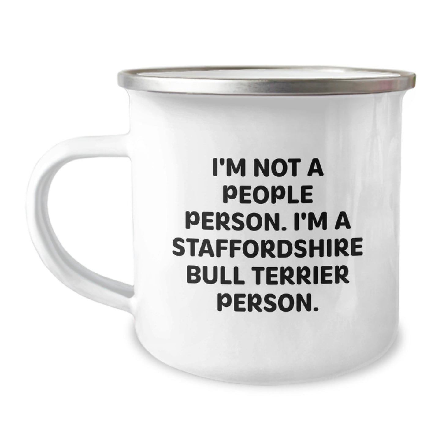 Funny Staffordshire Bull Terrier Dog Gifts for Men - I'm Not A People Person. I'm A Staffordshire Bull Terrier Person. Valentine's Unique Gifts from Men to Friends - Image 1
