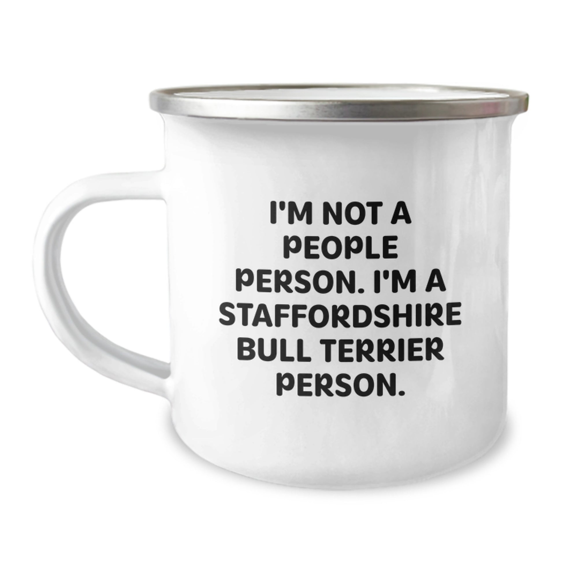 Funny Staffordshire Bull Terrier Dog Gifts for Men - I'm Not A People Person. I'm A Staffordshire Bull Terrier Person. Valentine's Unique Gifts from Men to Friends - Image 1