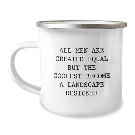Gifts from Men for Landscape Designer Friends and Coworkers - Funny Landscape Designer Camping Mug for Graduation Unique Gifts - Image 1