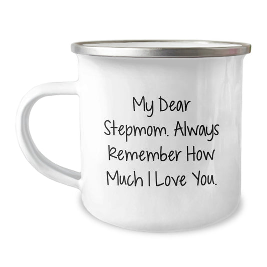 Funny Stepmom Quotes Gifts for Stepmom from Family - Camping Mug for Graduation Unique Gifts - Image 1