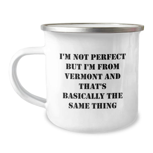 Funny Vermont Gifts Ideas for Her - Cute Camping Mug for Women from Vermont - Valentine's Unique Gifts from Sweetheart - Image 1