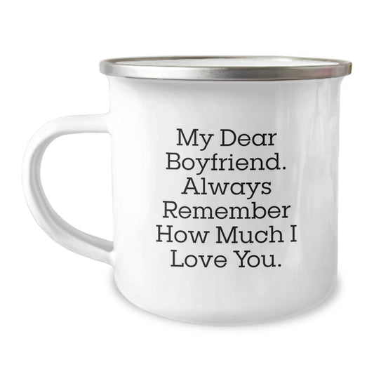 Funny Sweetheart Gifts for Him, My Dear Sweetheart Graduation Unique Gifts from Men, Sweetheart Camping Mug - Image 1