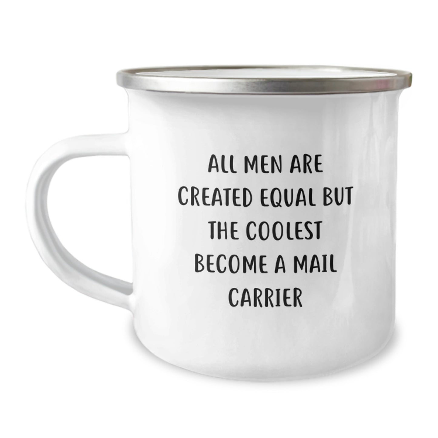 Funny Mail Carrier Gifts from Men to Mail Carrier Friends - Camping Mug for Graduation Unique Presents - Image 1