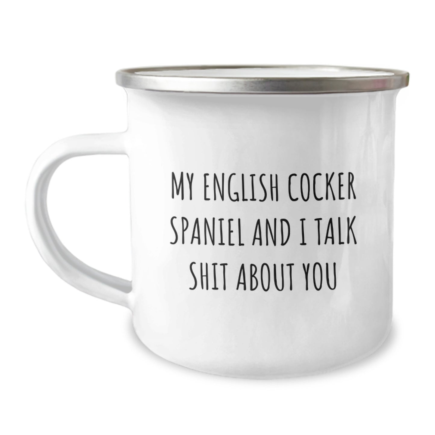 English Cocker Spaniel Keepsake Camping Mug Birthday Gift for Him - Image 1