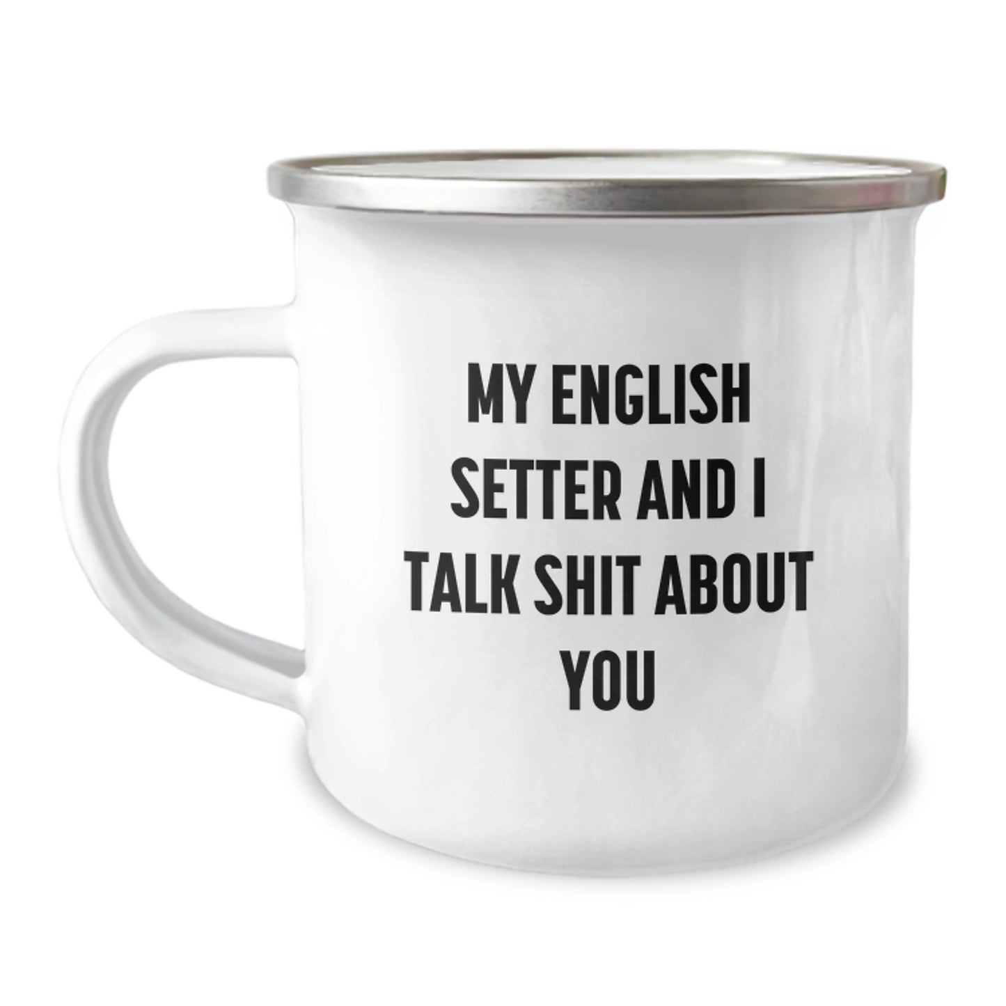 English Setter Keepsake Stainless Camping Mug for Him Birthday Gift - Image 1