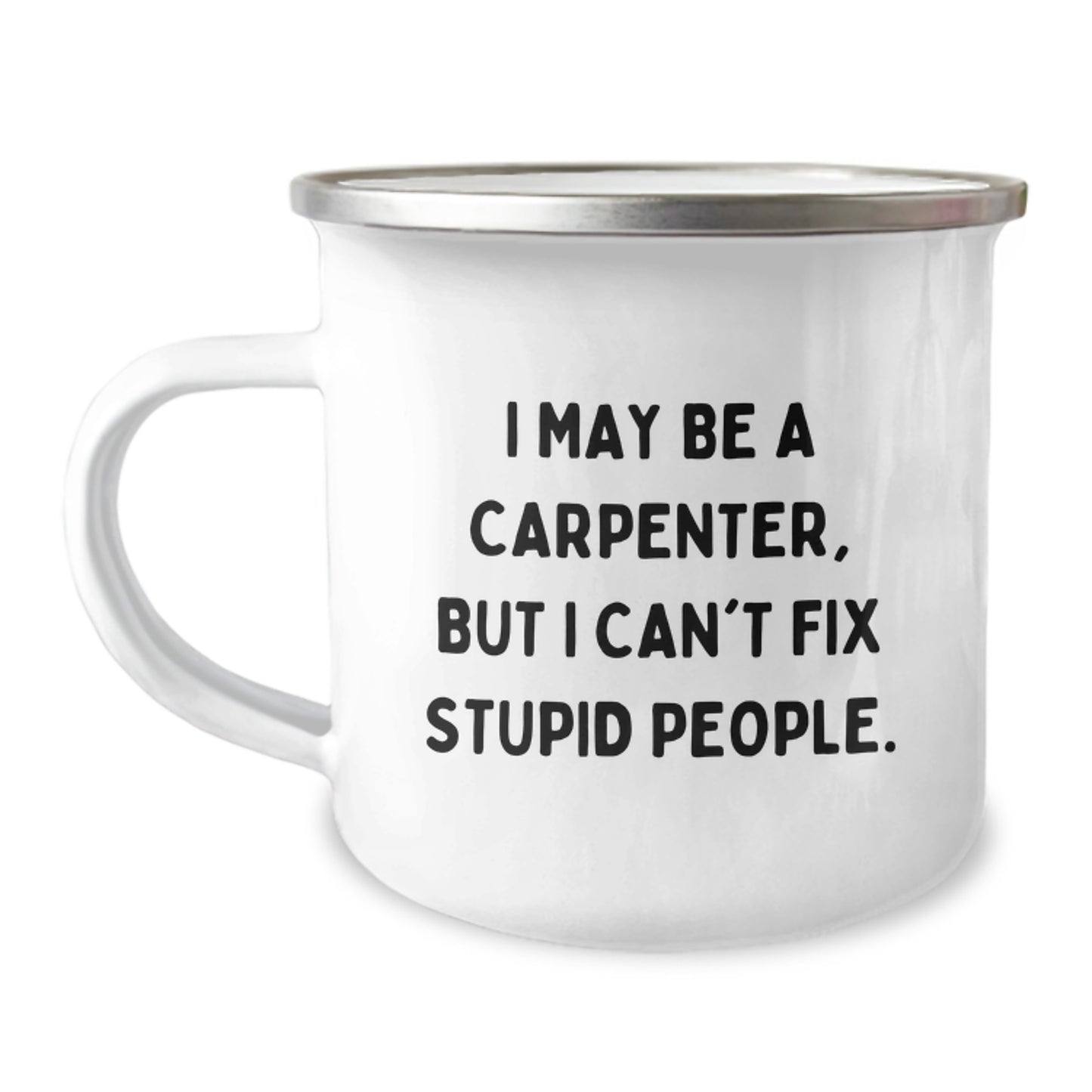 Carpenter Keepsake Camping Mug for Him Surprise Birthday Gift - Image 1