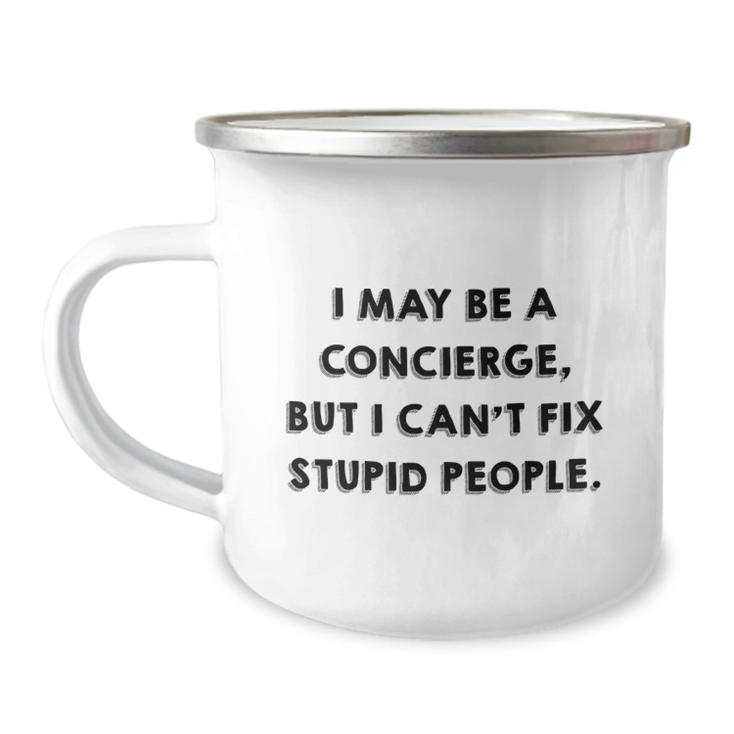 Funny Concierge Gifts from Men to Women Friends on Valentine's - Camping Mug - Image 1