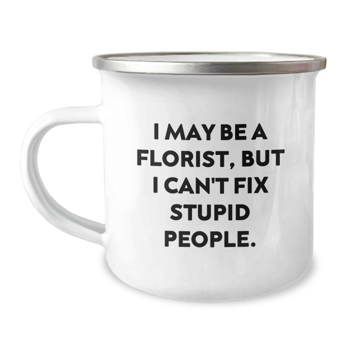 Birthday Gift Keepsake Camping Mug for Him – Florist Quote Surprise With - Image 1