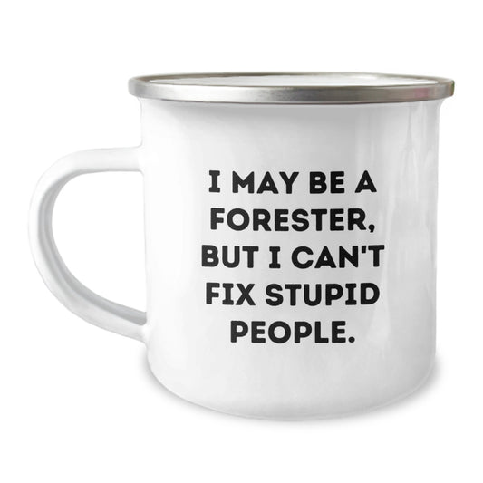 Funny Forester Gifts, Camping Mug for Forester, Birthday Unique Gifts from Family to Forester - Image 1