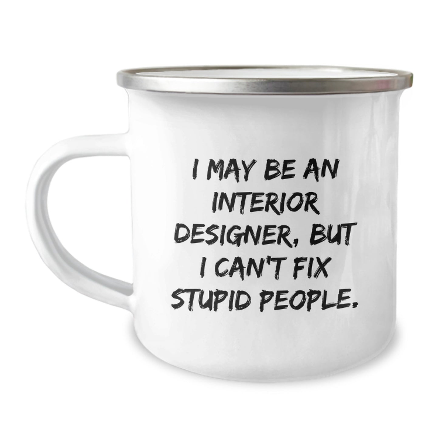 Interior Designer Keepsake Camping Mug for Him Surprise Birthday Gift - Image 1