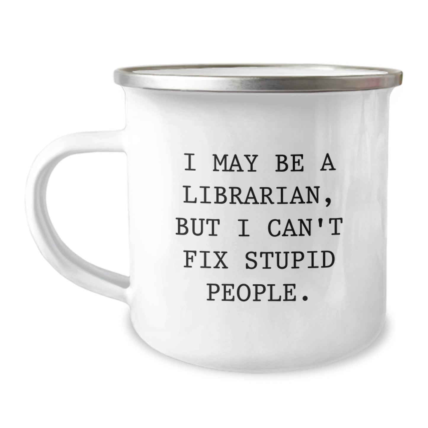 For Him Keepsake Camping Mug Birthday Gift - Librarian Humor - Image 1