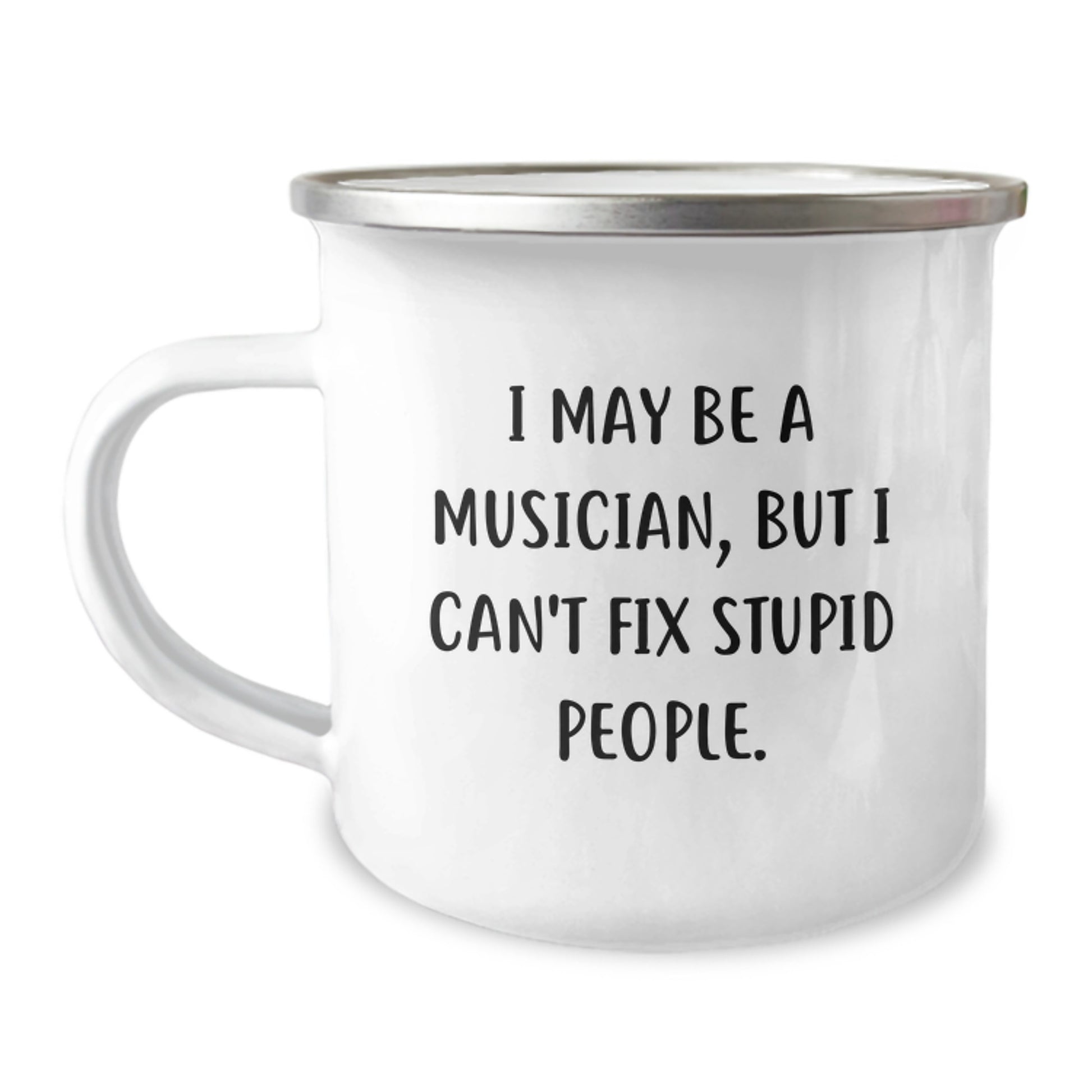 Funny Musician Gifts from Friends for Musician - Musician Camping Mug - Valentine's Unique Gifts for Men and Women - Image 1