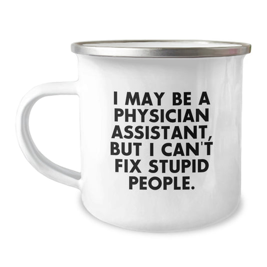 Birthday Gift for Her Physician Assistant Camping Mug Present - Image 1