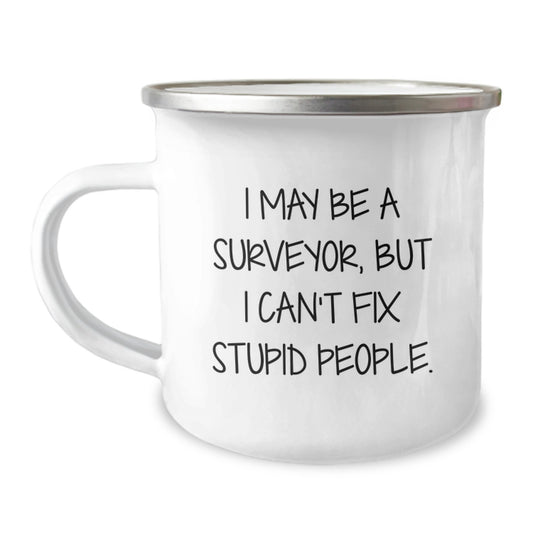 Funny Surveyor Camping Mug Gifts for Men Friends Family Graduation Unique Ideas - Image 1