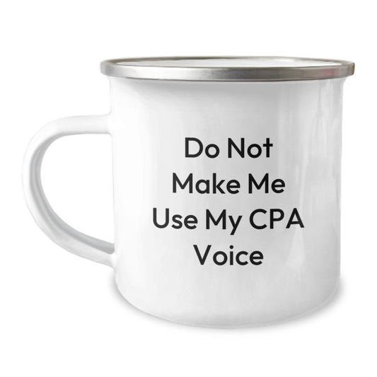 Cpa Keepsake Camping Mug for Him Birthday Gift – Durable Stainless Steel - Image 1