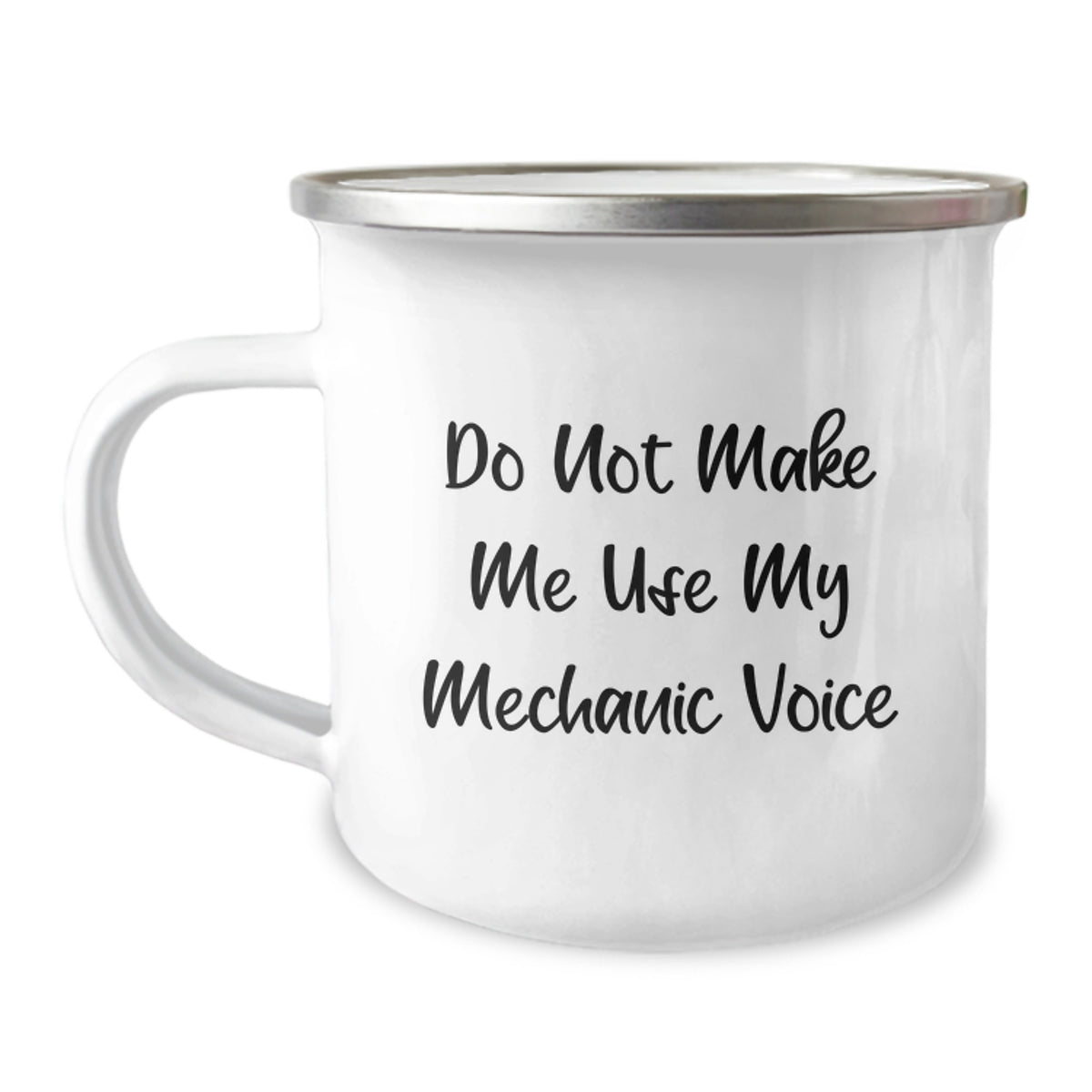 Mechanic Gift for Him Do Not Make Me Use My Mechanic Voice Camping Mug - Image 1