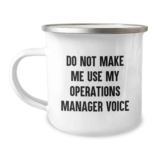 Operations Manager Camping Mug Keepsake Birthday Gift for Him - Image 1