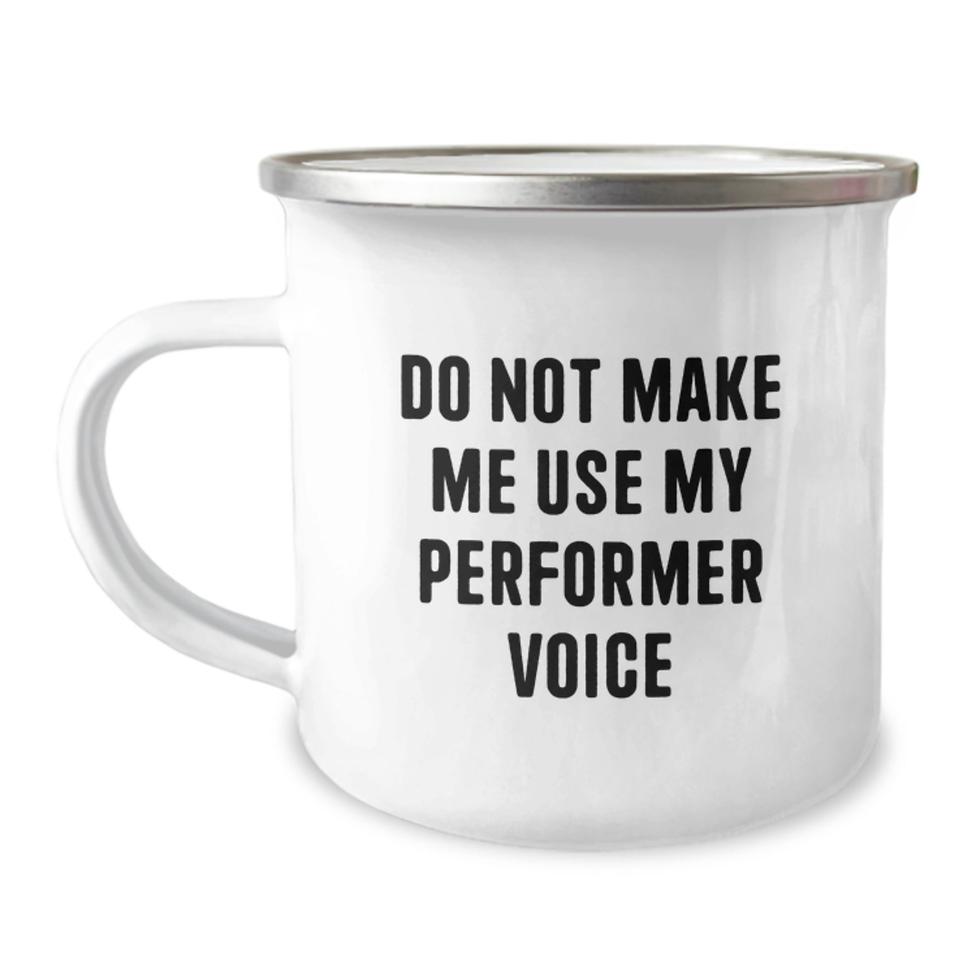 Performer Keepsake Camping Mug for Him Birthday Gift with Quote - Image 1