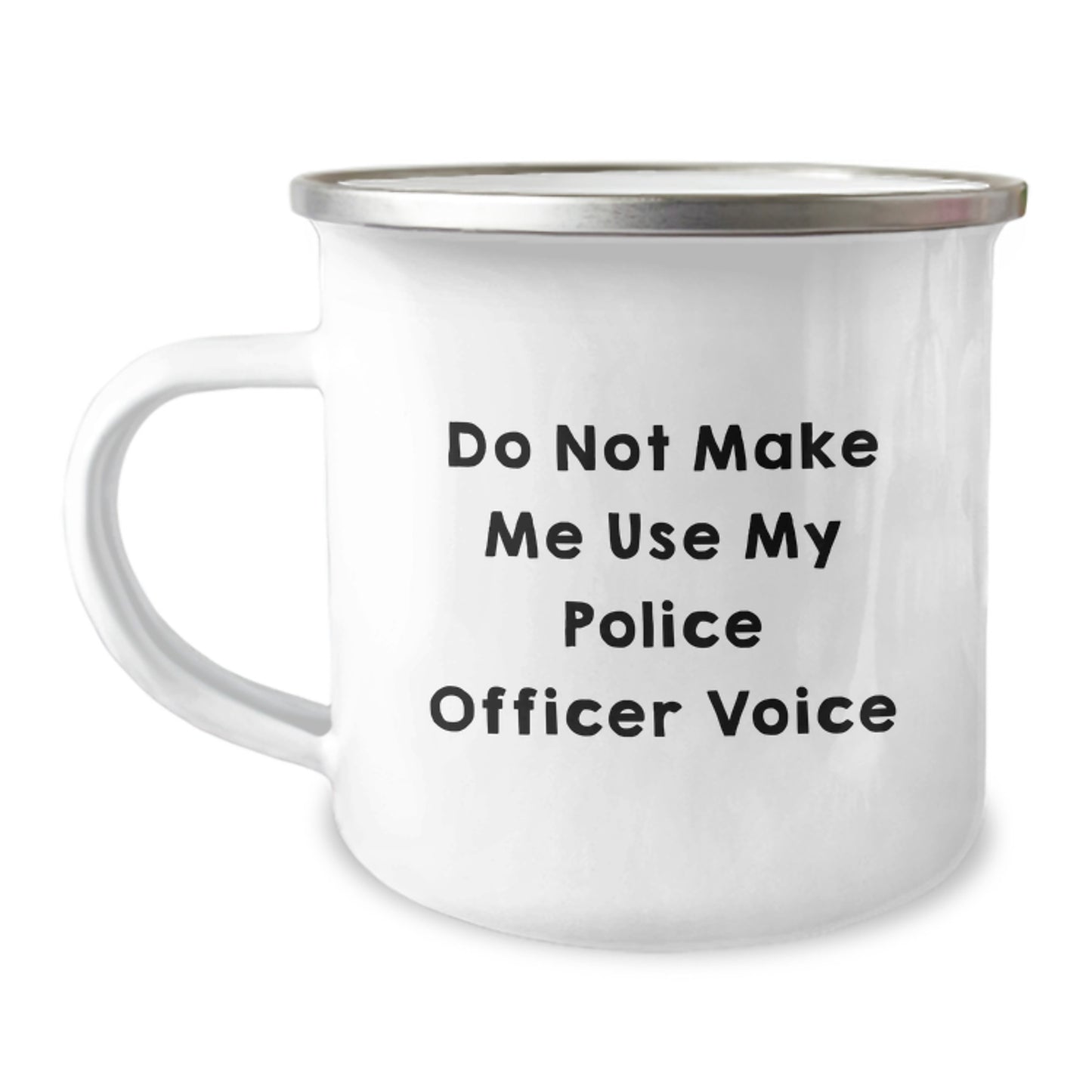 Police Officer Keepsake Camping Mug for Him Birthday Gift with Quote - Image 1