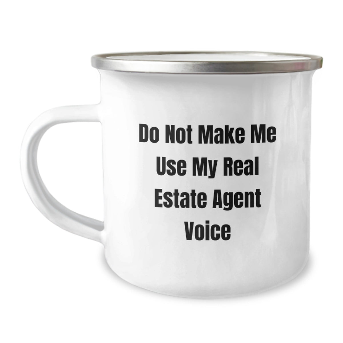 Real Estate Agent Camping Mug Novelty Birthday Gift for Friends - Image 1
