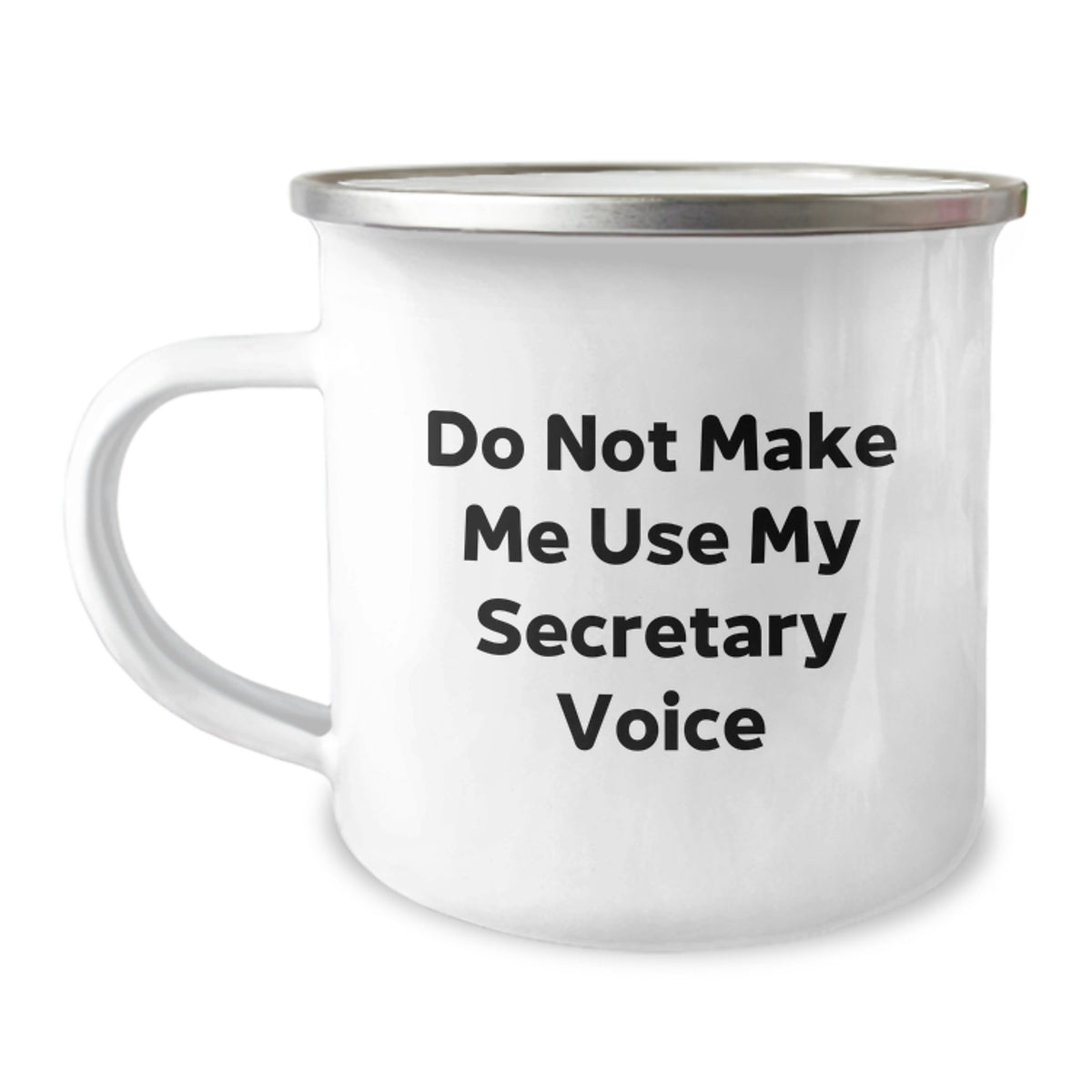 Secretary Keepsake Camping Mug for Him Birthday Gift With Enamel Finish - Image 1