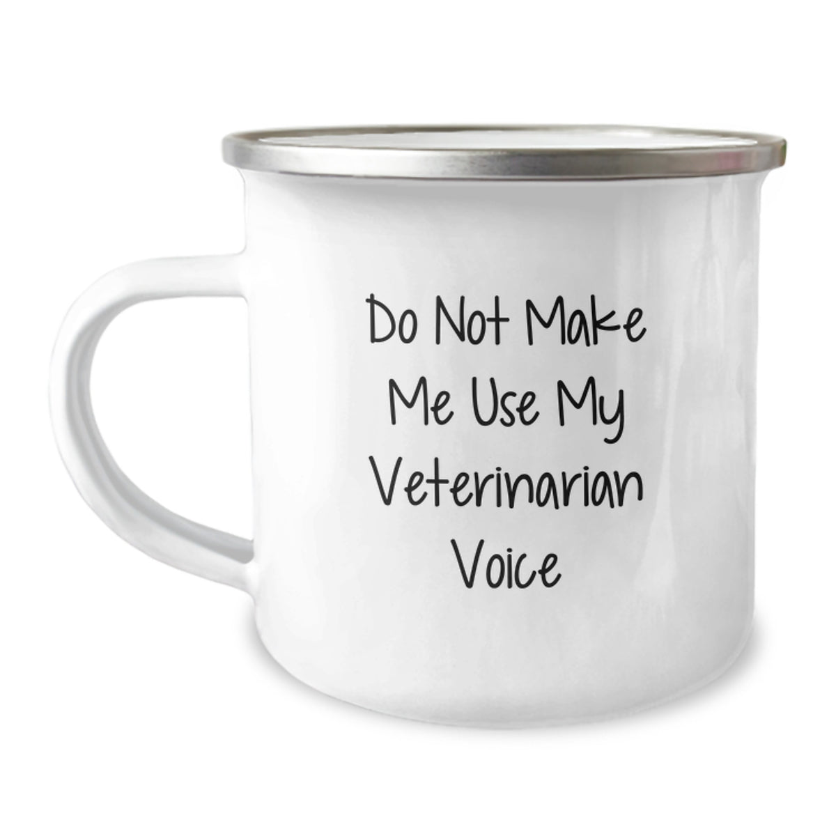 Veterinarian Camping Mug Gift for Him - Do Not Make Me Voice Keepsake - Image 1