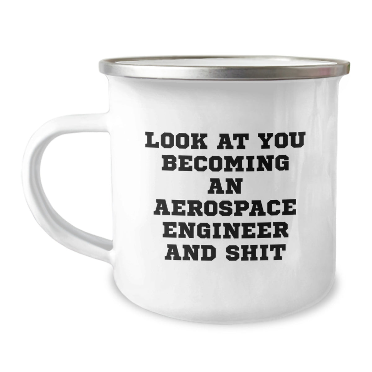 Aerospace Engineer Gift for Him - Funny Keepsake Camping Mug - Image 1