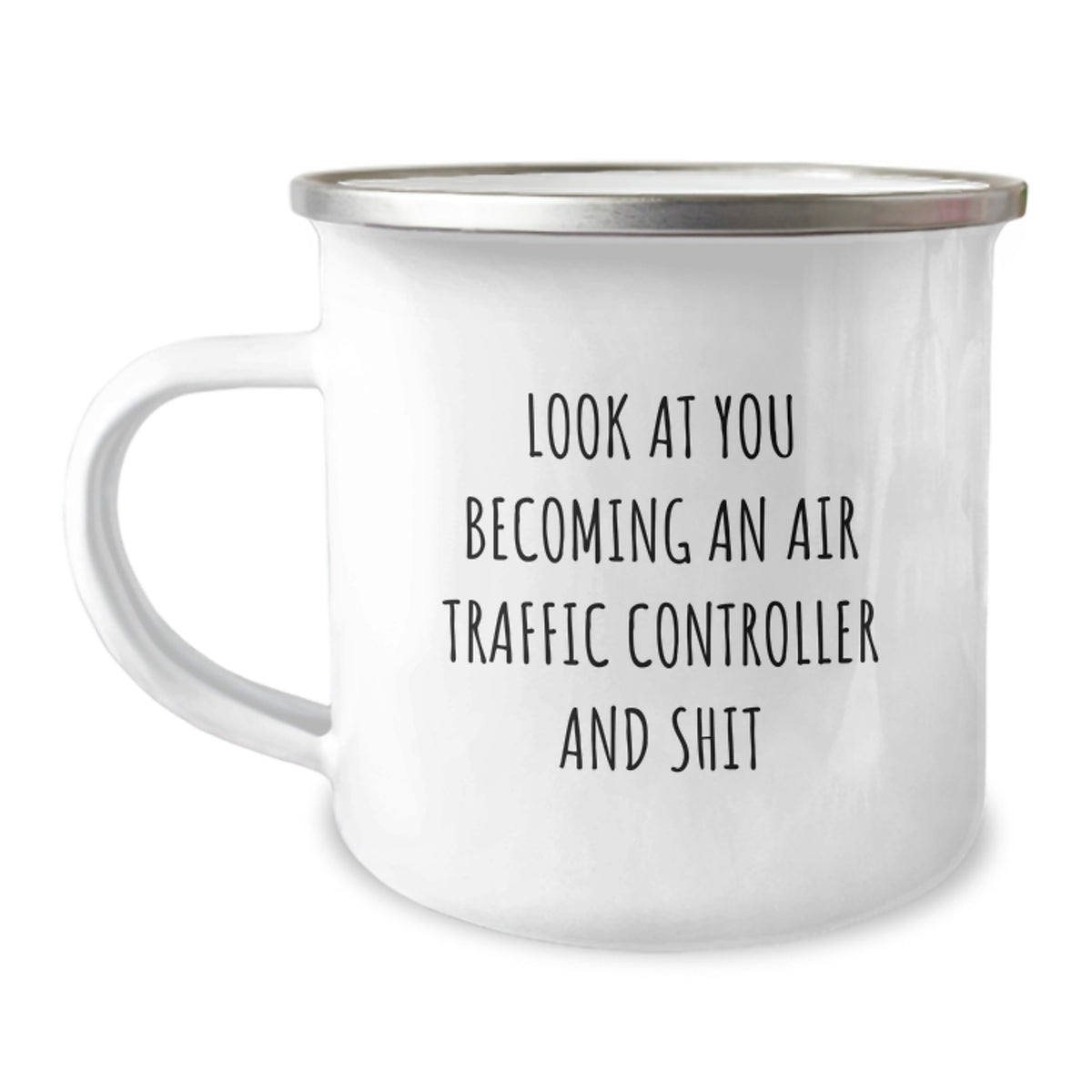Air Traffic Controller Gift for Him - Humorous Keepsake Camping Mug - Image 1
