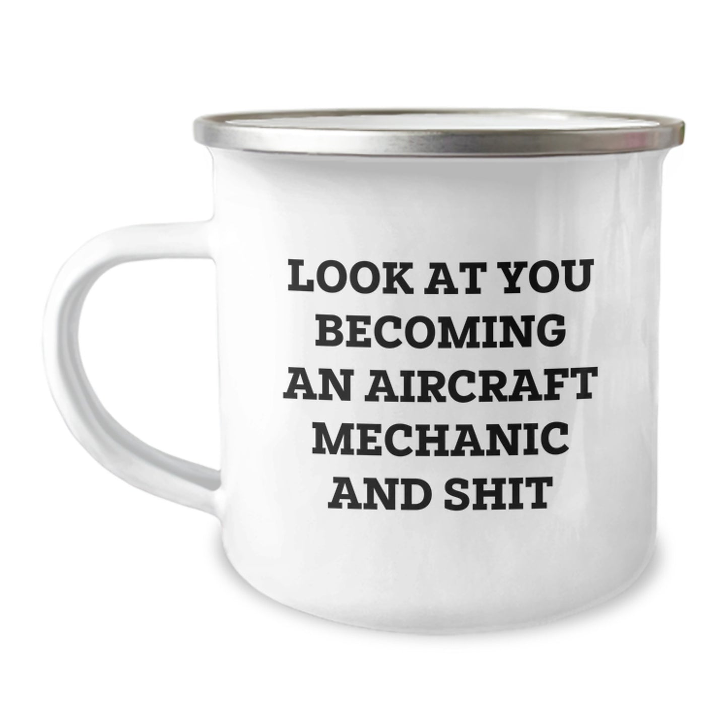 Funny Aircraft Mechanic Gifts for Him, Unique Camping Mug with Inspirational Quote, Gifts from Friends for Aircraft Mechanic Christmas Unique Gifts - Image 1