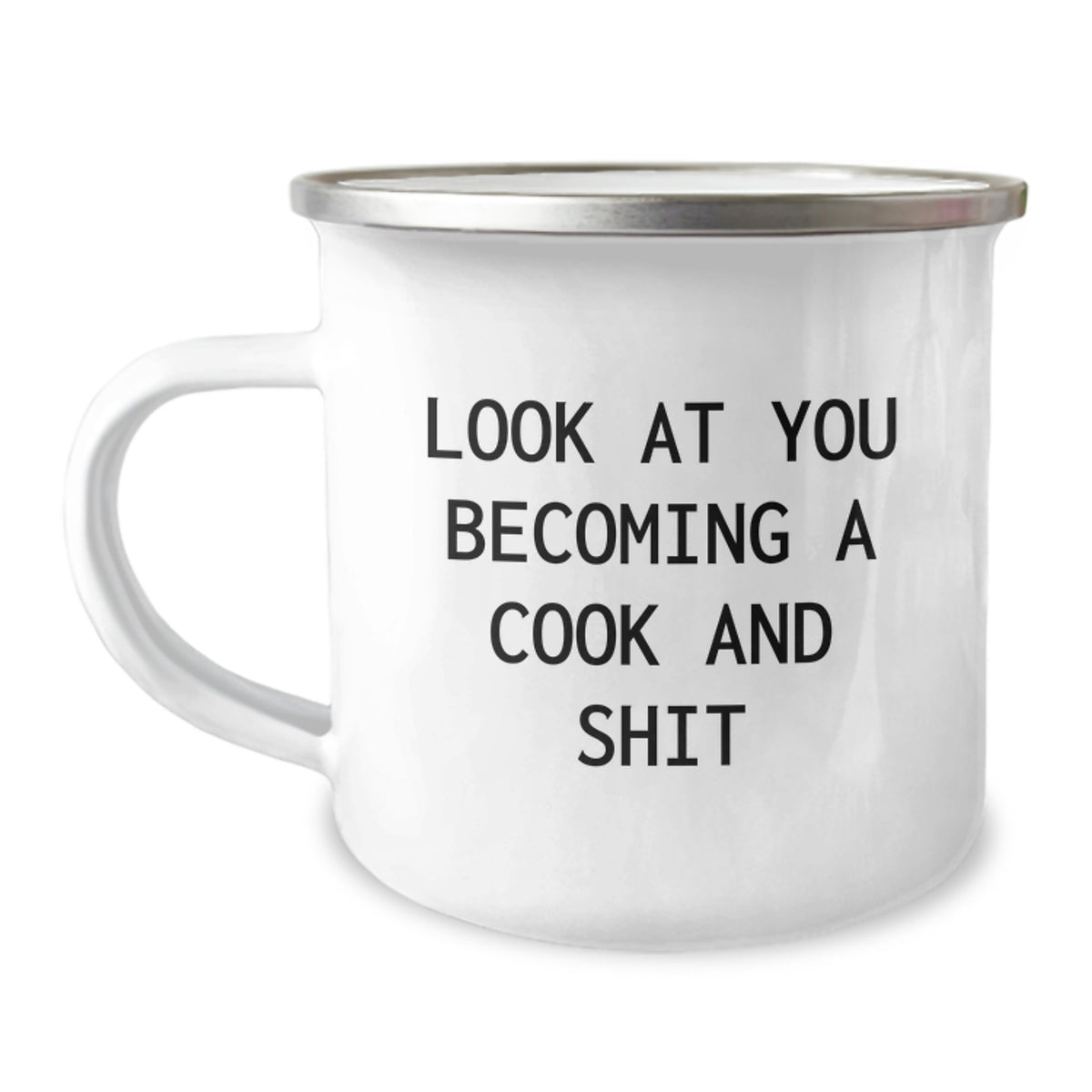 Cook Keepsake Birthday Gift Camping Mug for Him Stainless Steel 12oz - Image 1