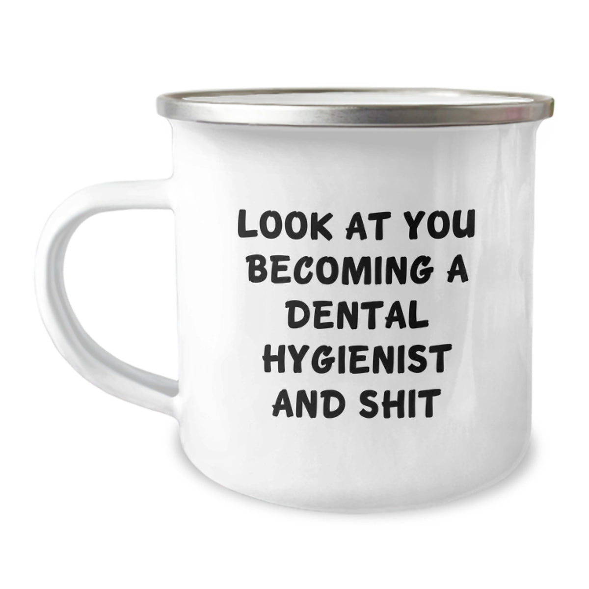 Birthday Gift Dental Hygienist Camping Mug for Her Present - Image 1
