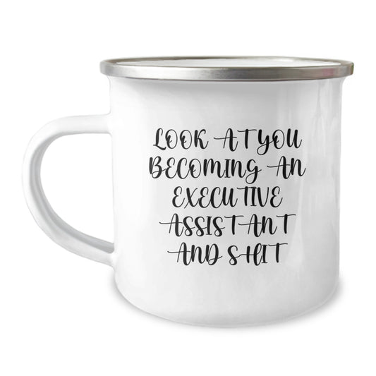 Birthday Gift for Her Executive Assistant Camping Mug Present - Image 1