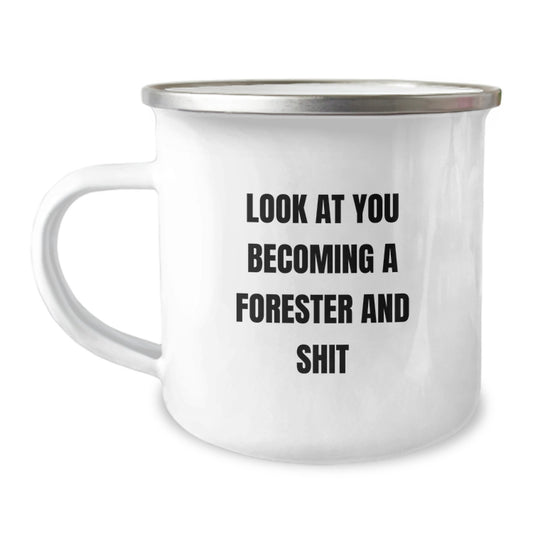 Sassy Forester Camping Mug Novelty Birthday Gift for Friends - Image 1