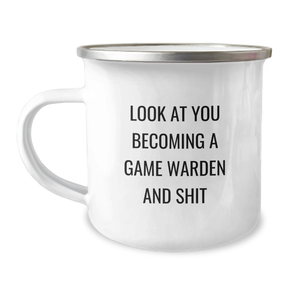 Game Warden Keepsake Camping Mug for Him Birthday Gift with Quote - Image 1
